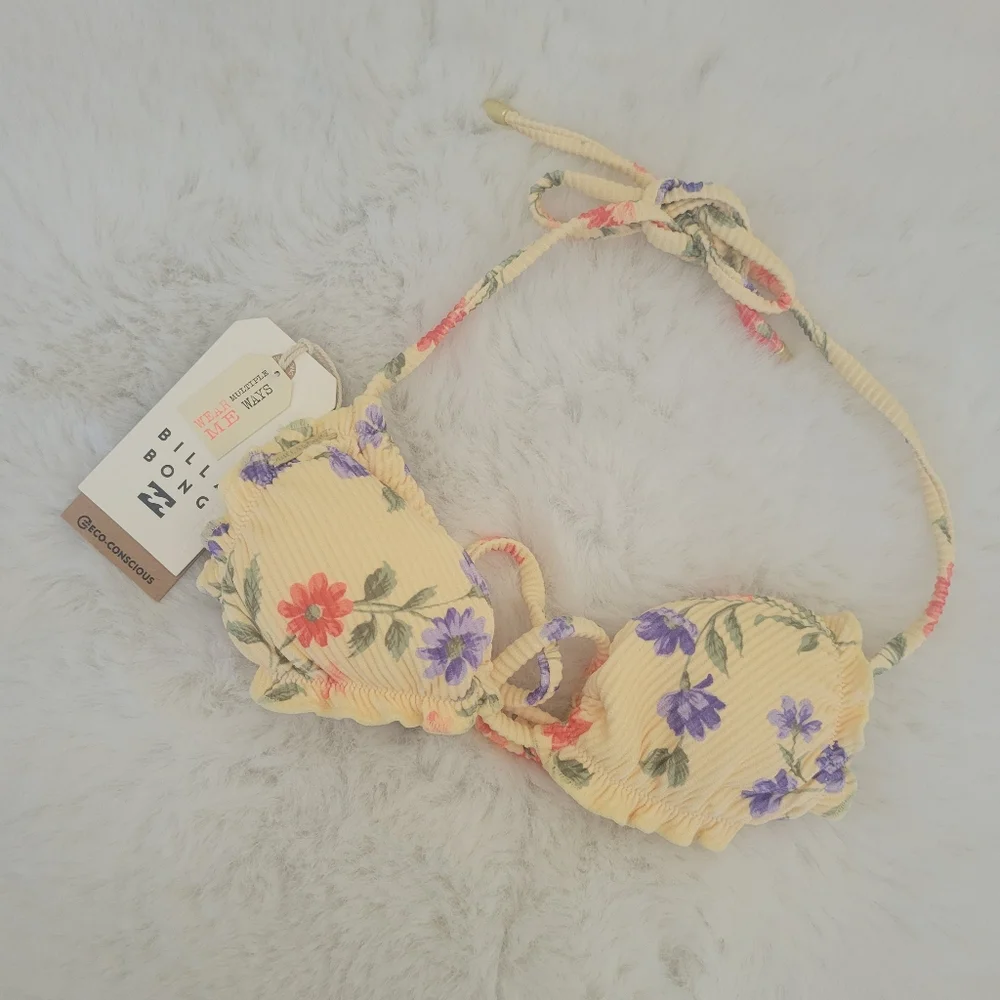 👒BILLABONG KISMET LULA TRI BIKINI TOP SIZE S/8